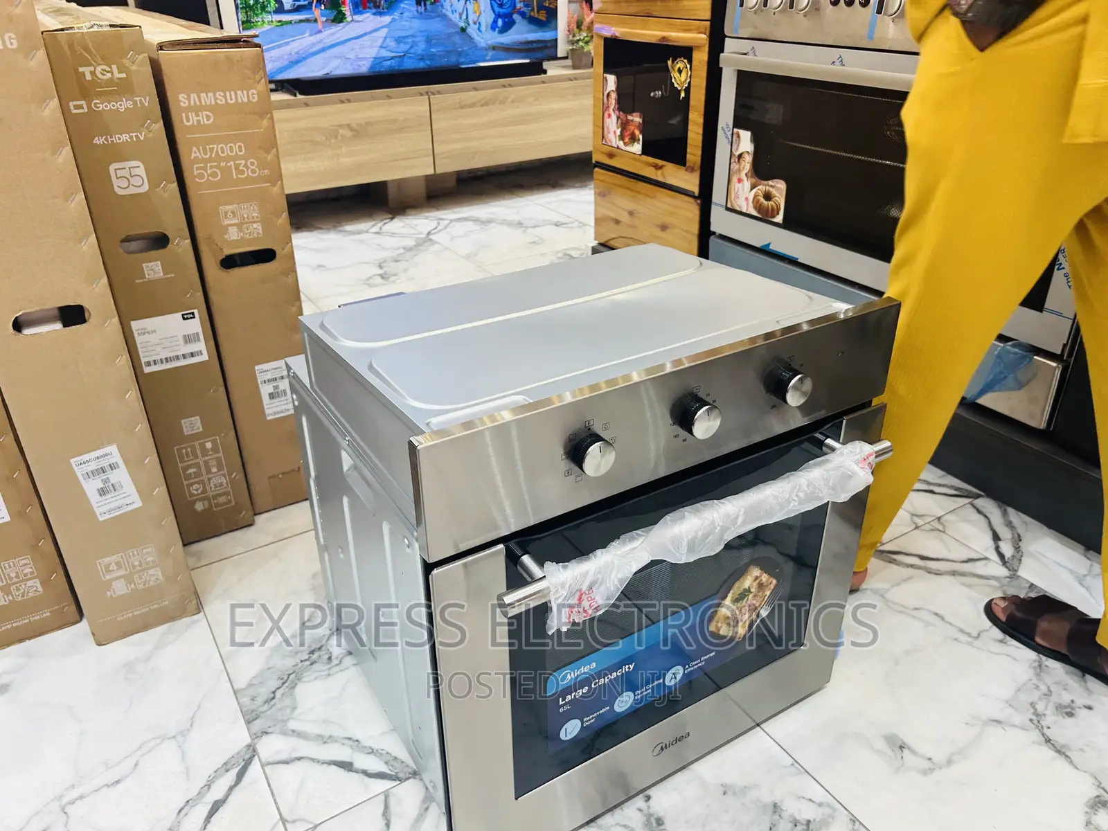 Durable Build Microwave Oven Inbuilt Midea 65m80m1