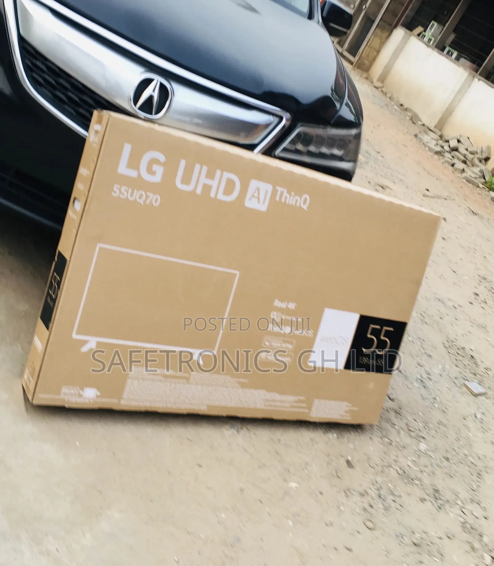 LG UHD Black 55 Inches Smart Electric Glossy LED UQ70 Tv