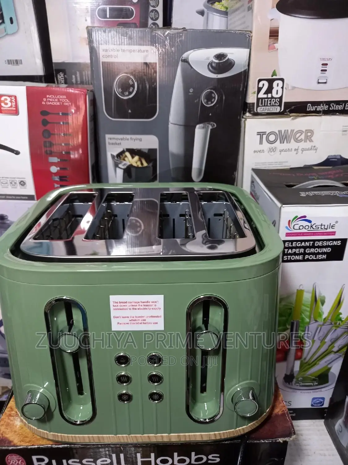 4 Slice George Home Green Toaster From Uk