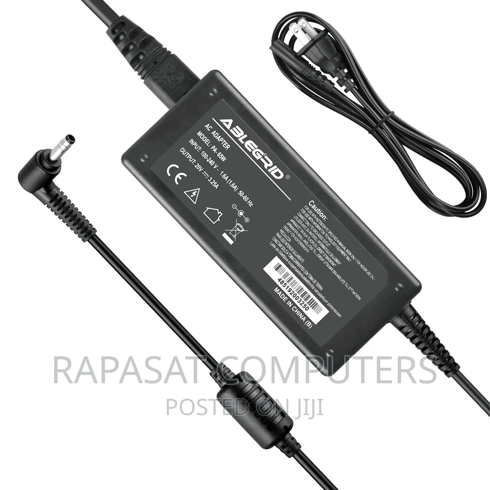 Lenovo 20v*3.25a – 65w Replacement Small Pin Laptop Charger