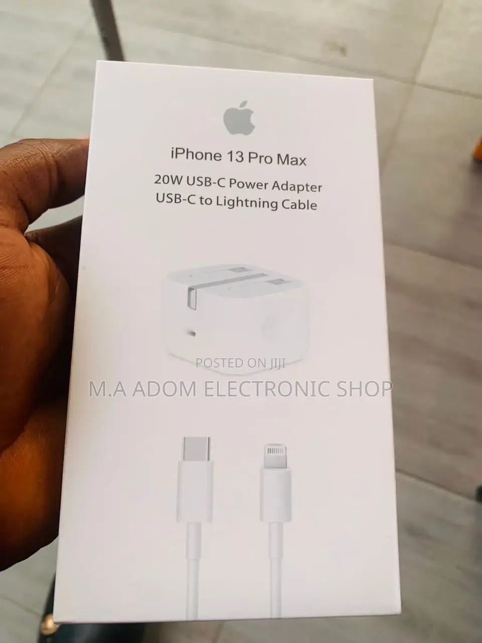 Original Type C 3 Pins Charger(20watt)White.