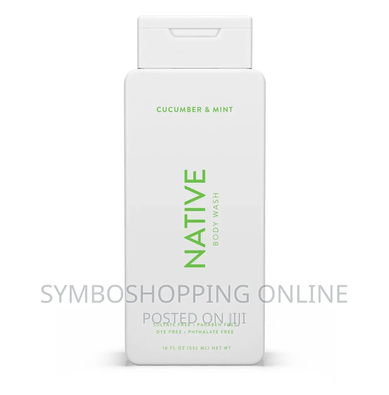 Native Body Wash 532ml Cucumber and Mint