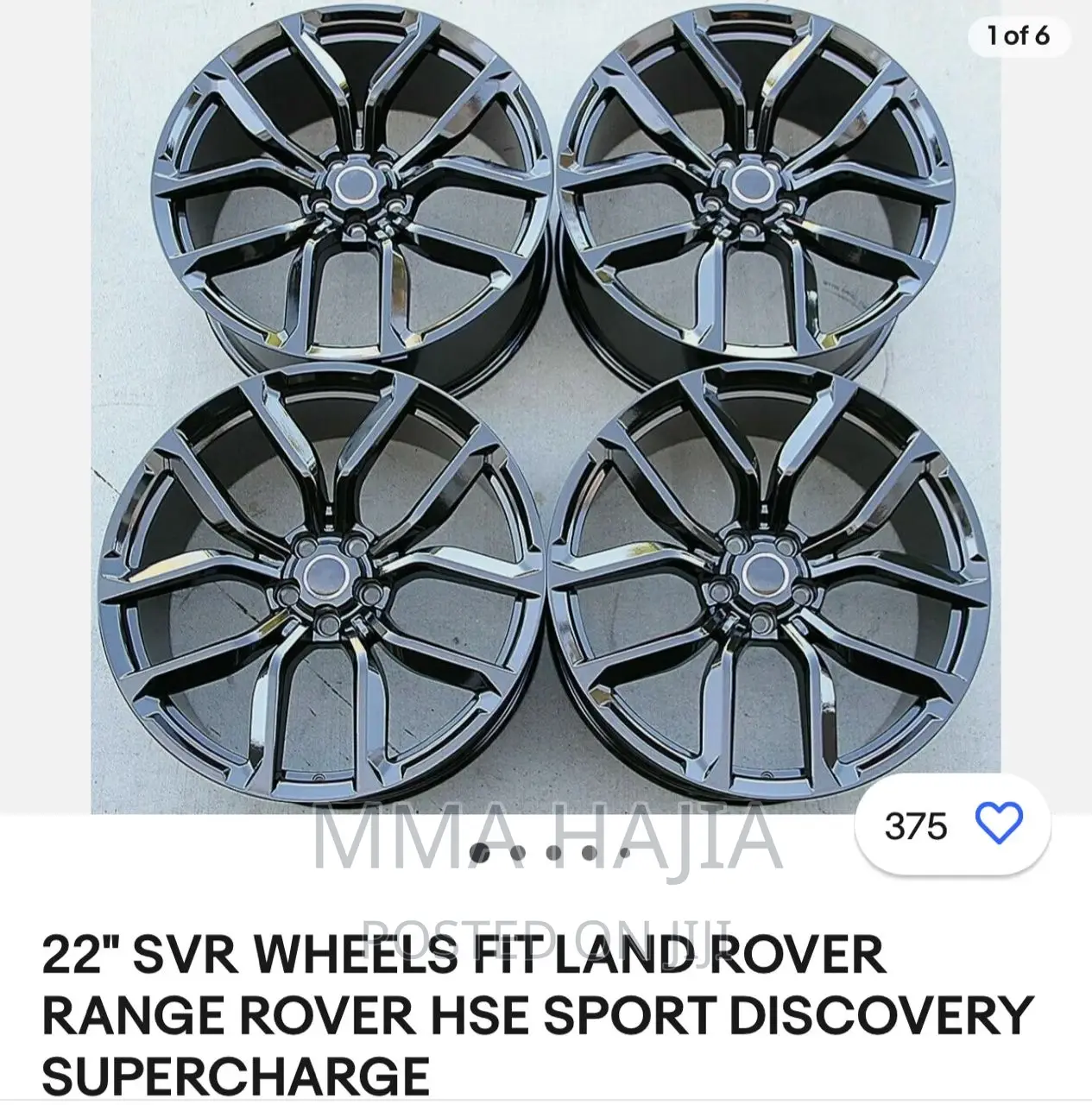 Original Rim 22 for Range Rover and Land Rover