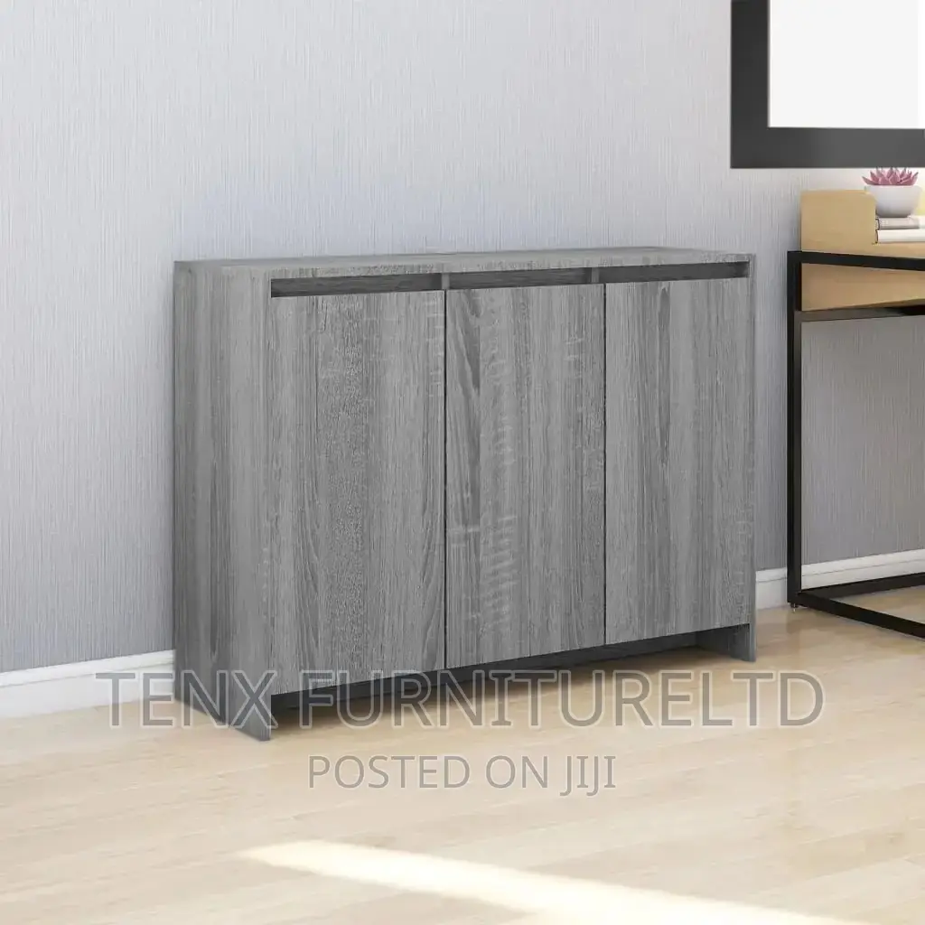 Sideboard / Cabinet Grey Sonoma (3 Doors)
