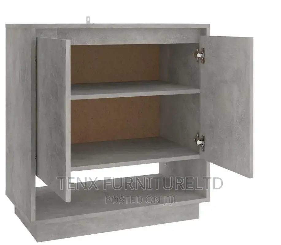 Sideboard / Cabinet (Concrete Grey With 2pcs Doors)