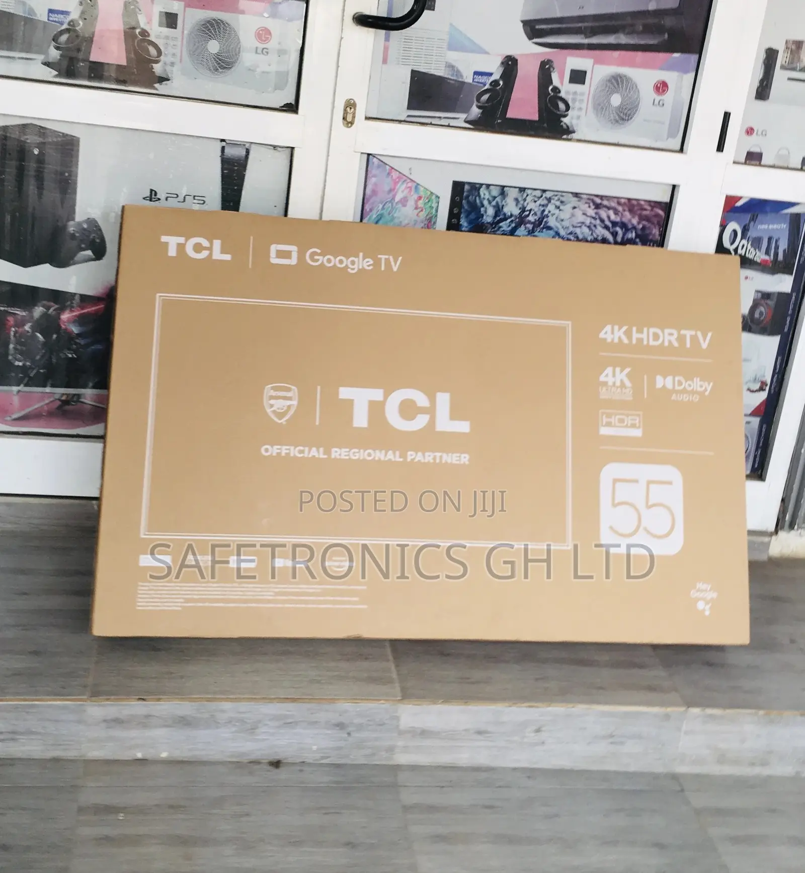 Electric HDR Black Smart Glossy LED P635 TCL 55 Inche Tv