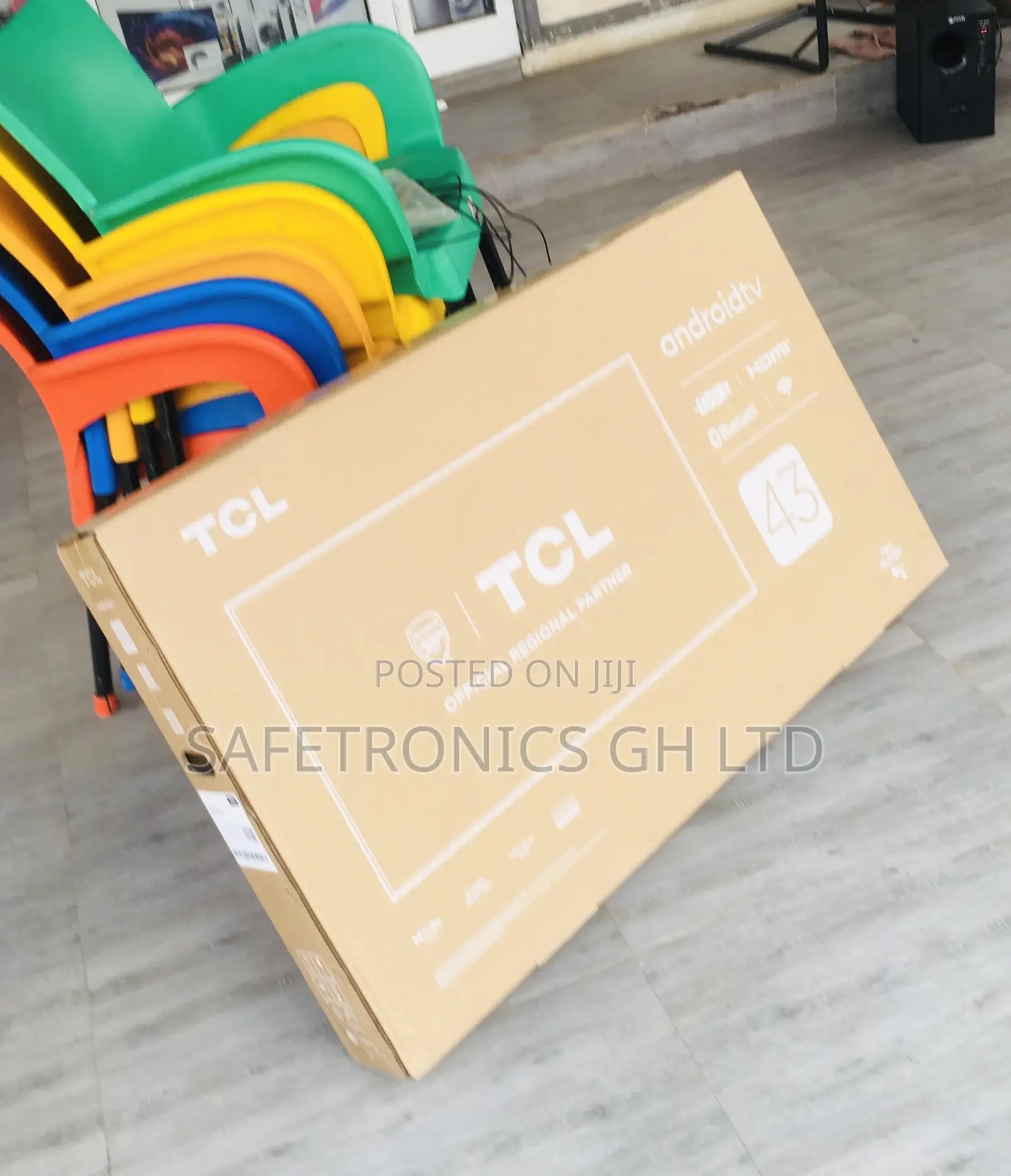 P635 HDR TCL Smart Black Electric 43 Inches Glossy LED Tv