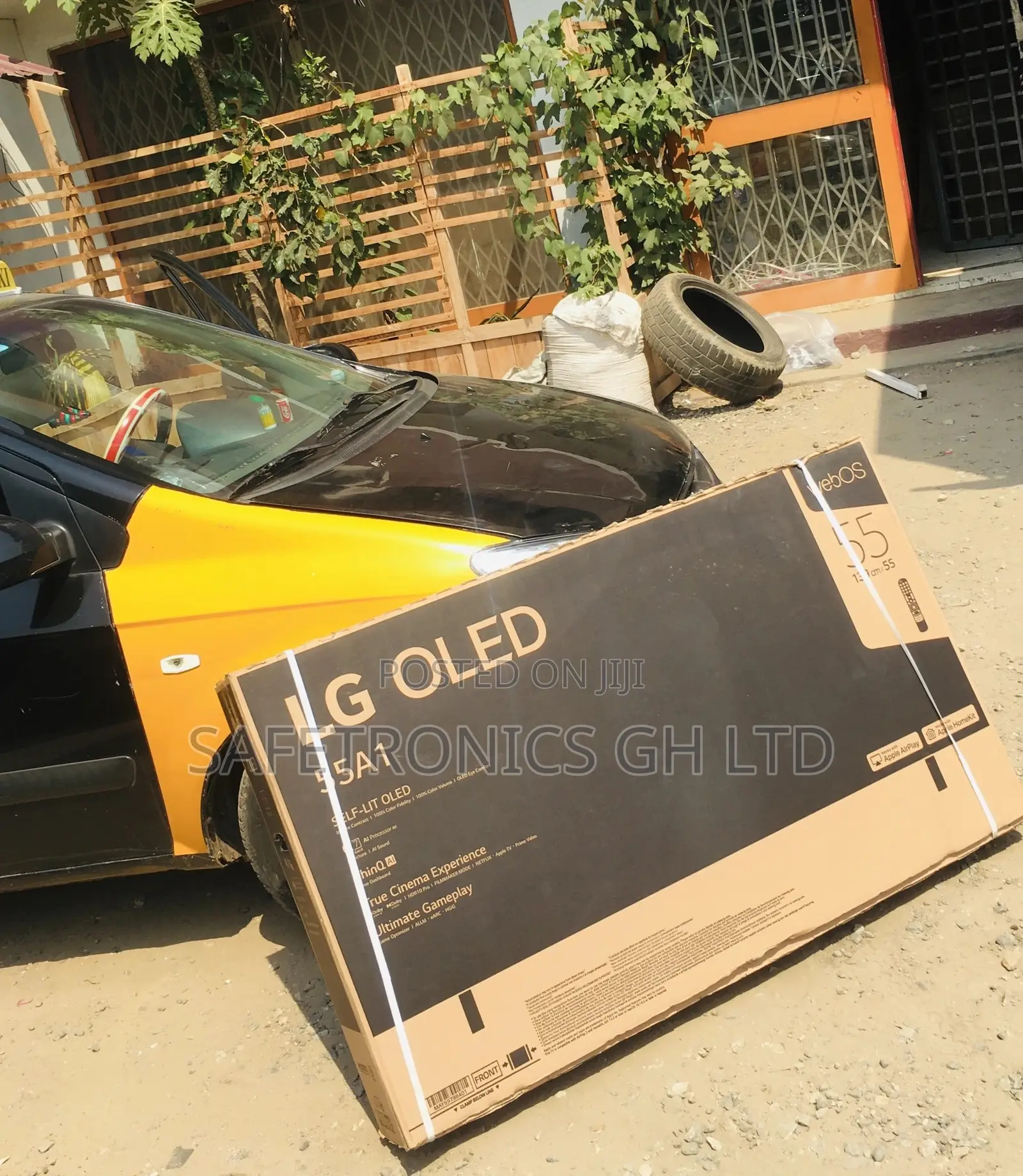 Electric Smart Black 55 Inches Glossy OLED A1PVA LG UHD
