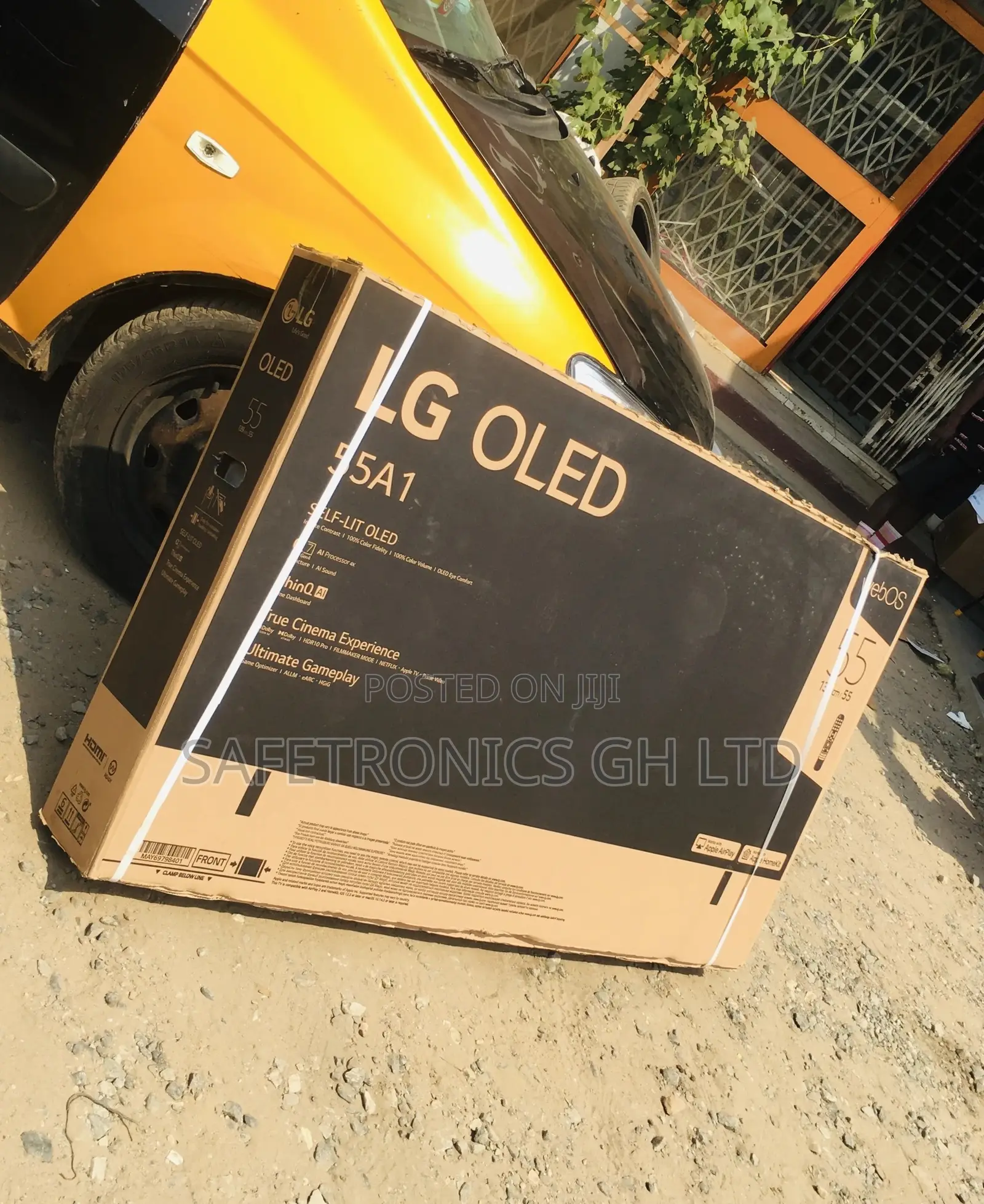 Electric Smart Black 55 Inches Glossy OLED A1PVA LG UHD