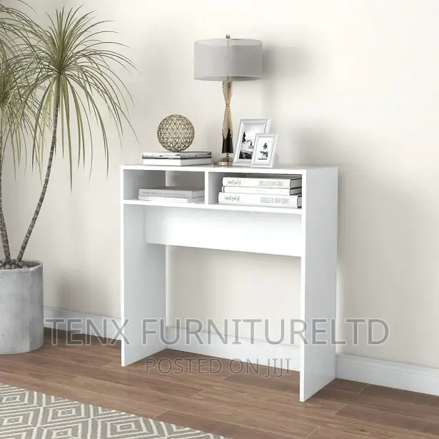 Console Table ( Off- White ) Open