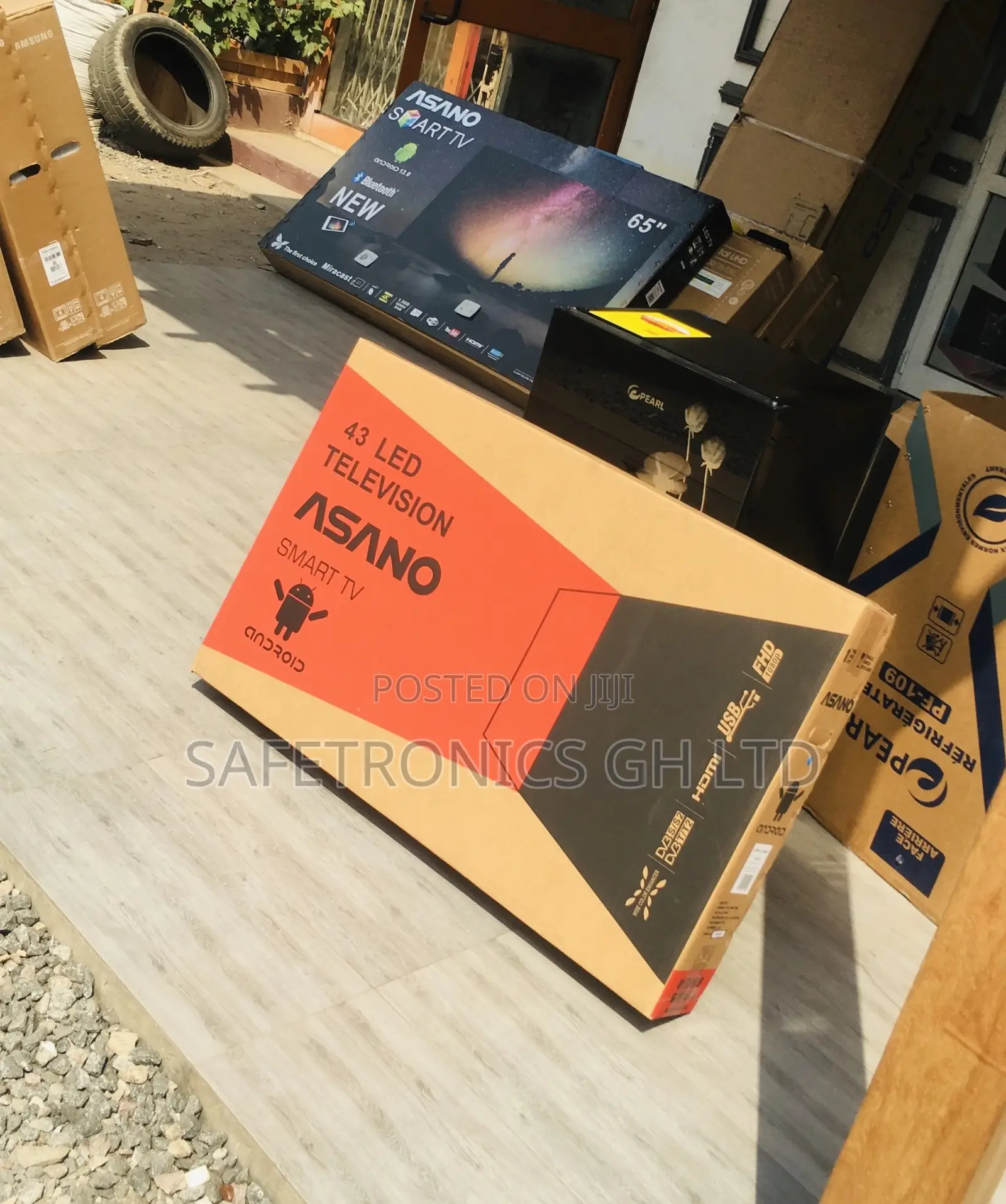 43 Inches Glossy Smart Black Asano Electric UHD LED Tv