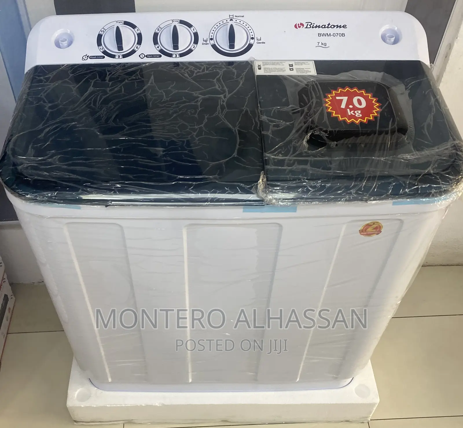 7KG Binatone Washing Machine