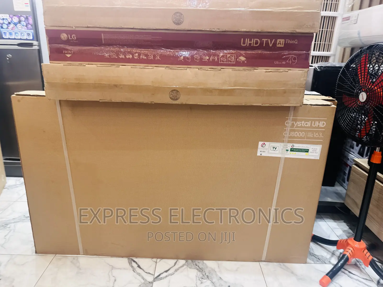 Samsung 75”Cu7000 High Picture Screen Uhd Smart