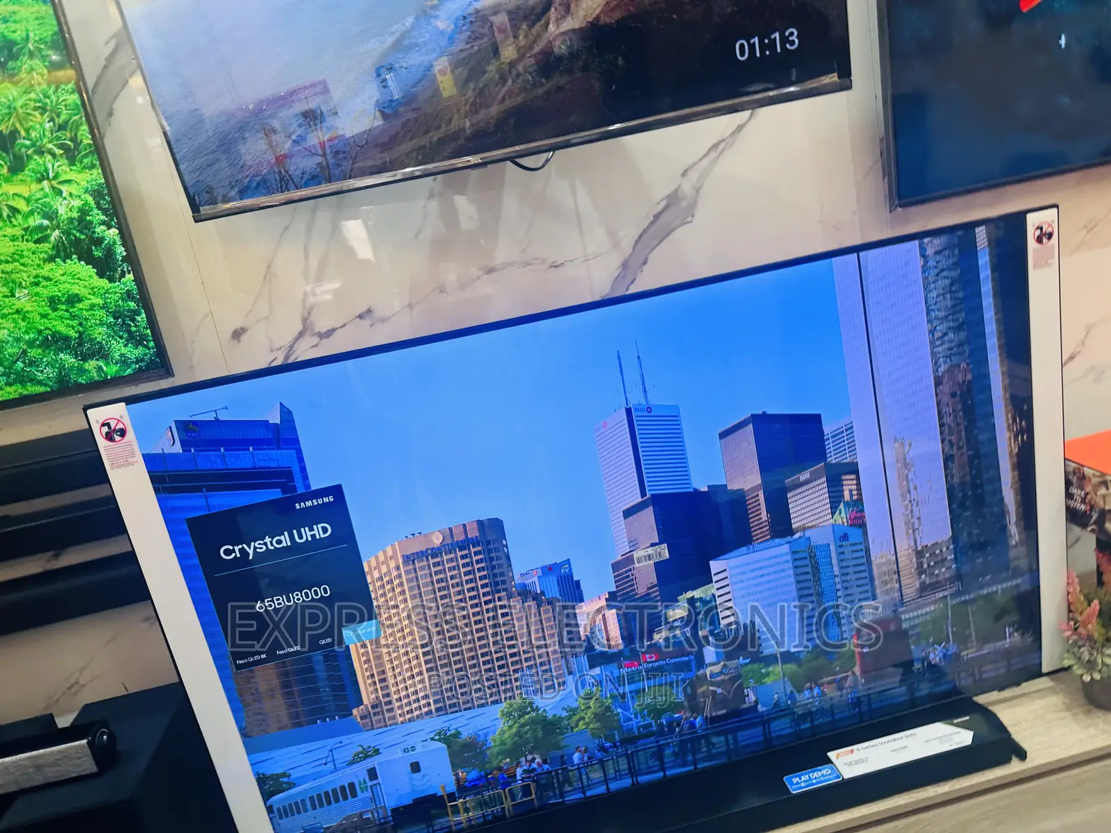 Bluetooth Streaming Uhd Smart Samsung 65”Cu7000