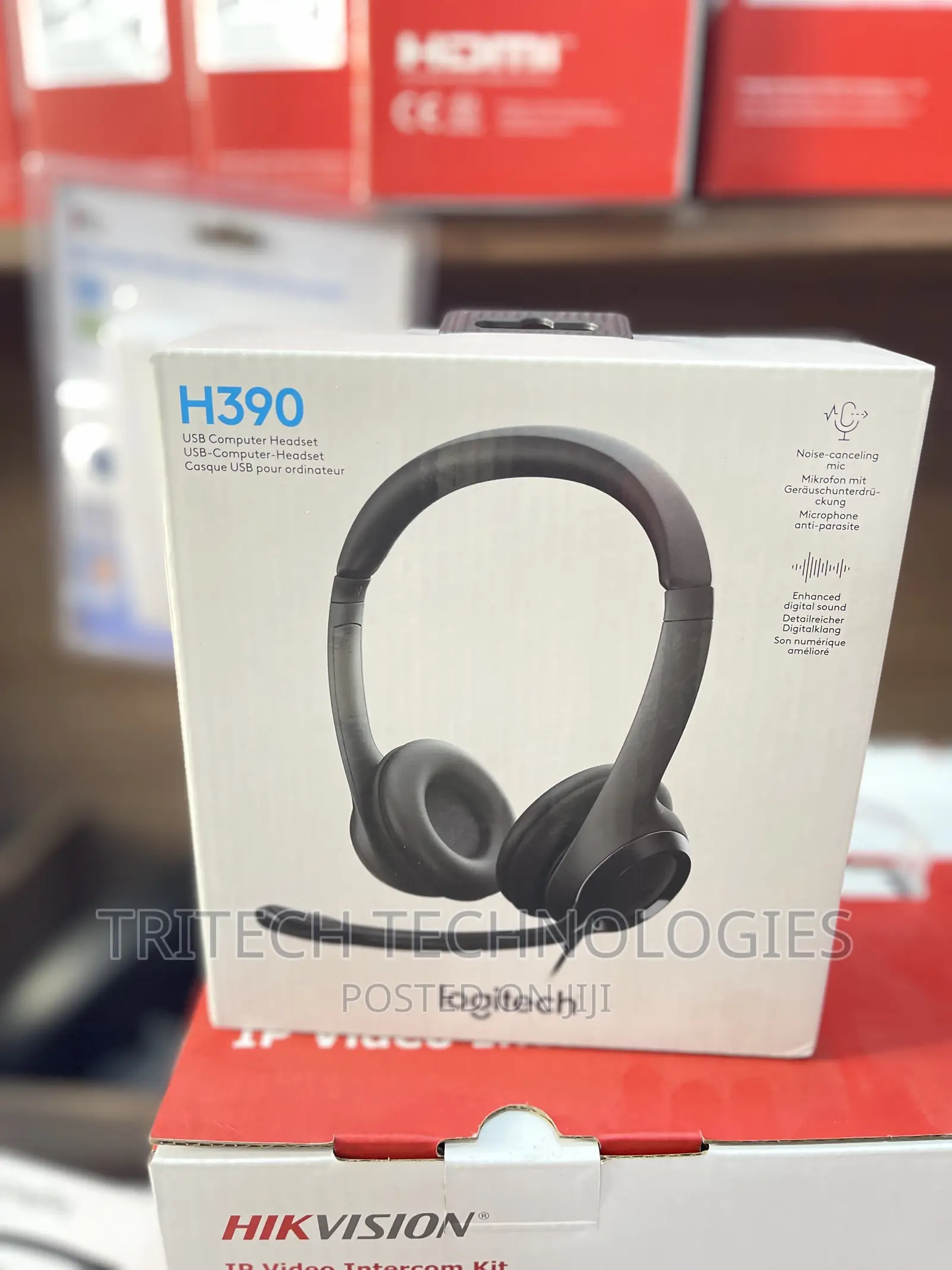 Logitech H390 Usb Headset With Noise-Cancelling Mic