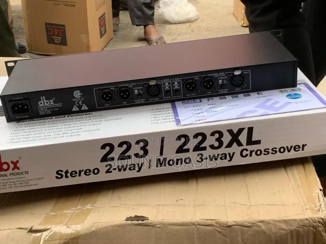 DBX 223XL Stereo/Mono Crossover