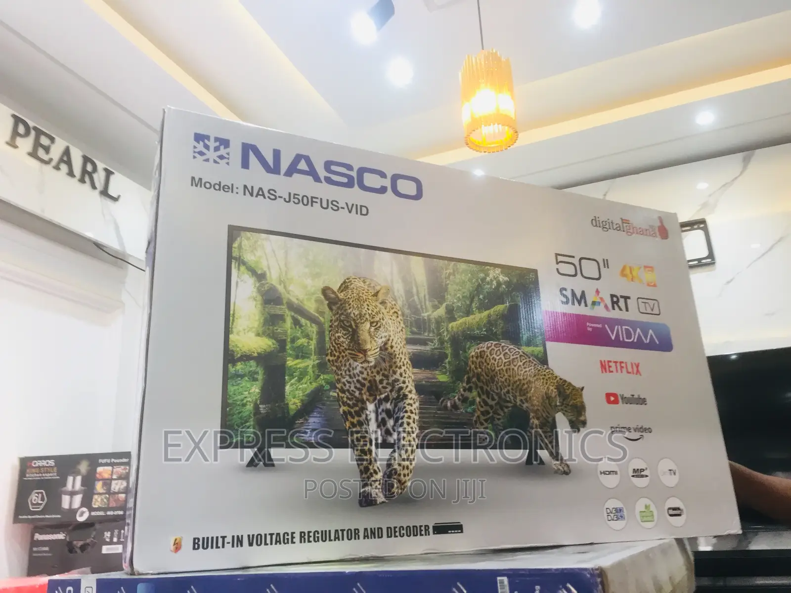 Call  or Text Us for Nasco 50”UHD Smart Glossy Tv 