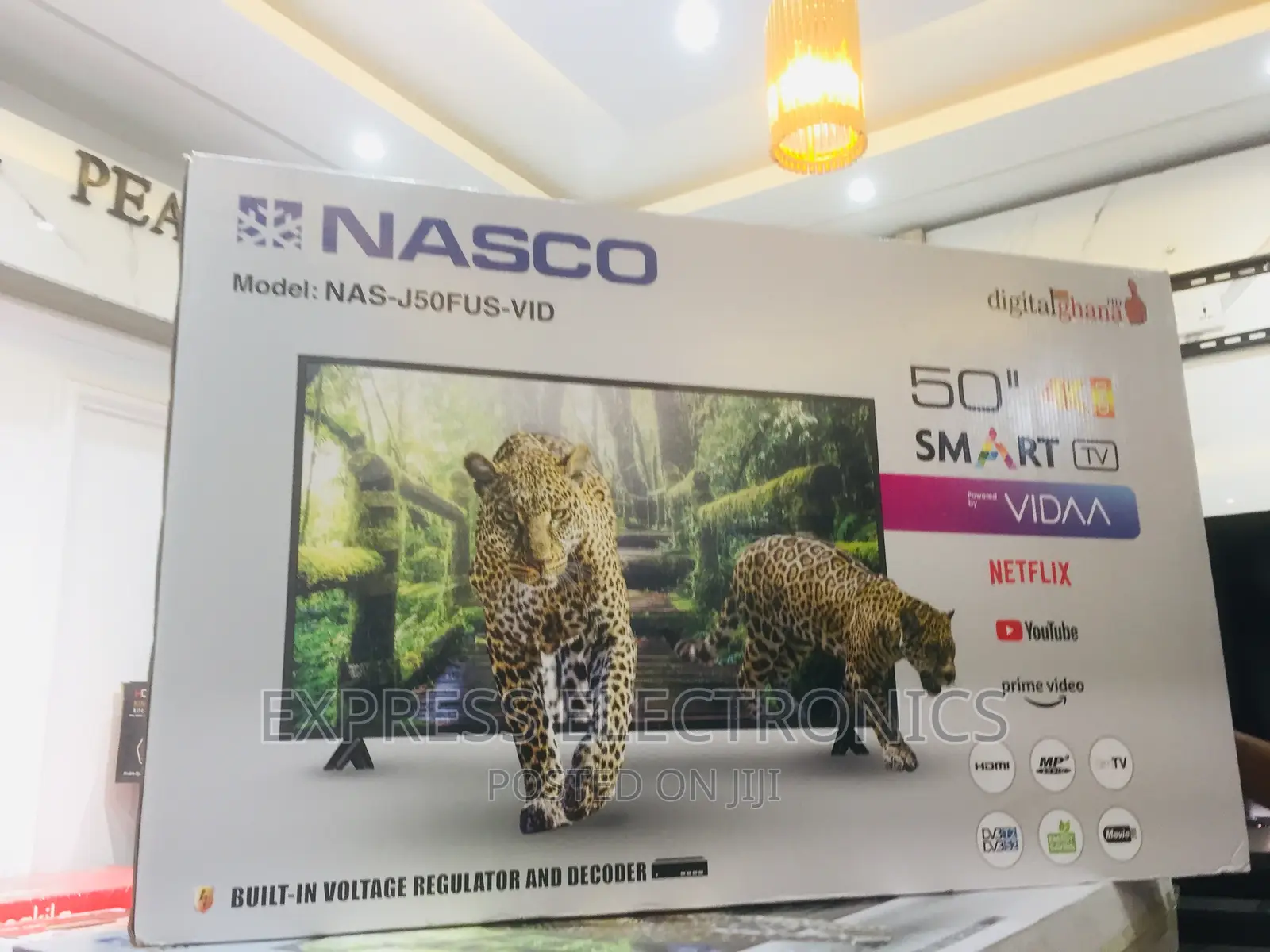 Call  or Text Us for Nasco 50”UHD Smart Glossy Tv 