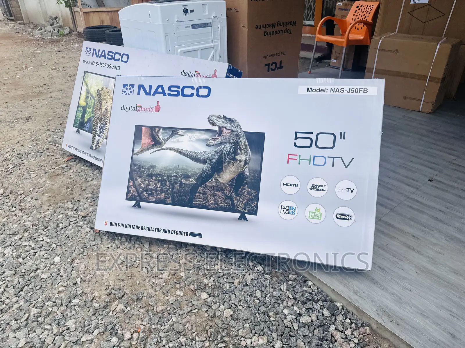 Nasco 50”FHD Satellite Digital Tv  Call and Order For