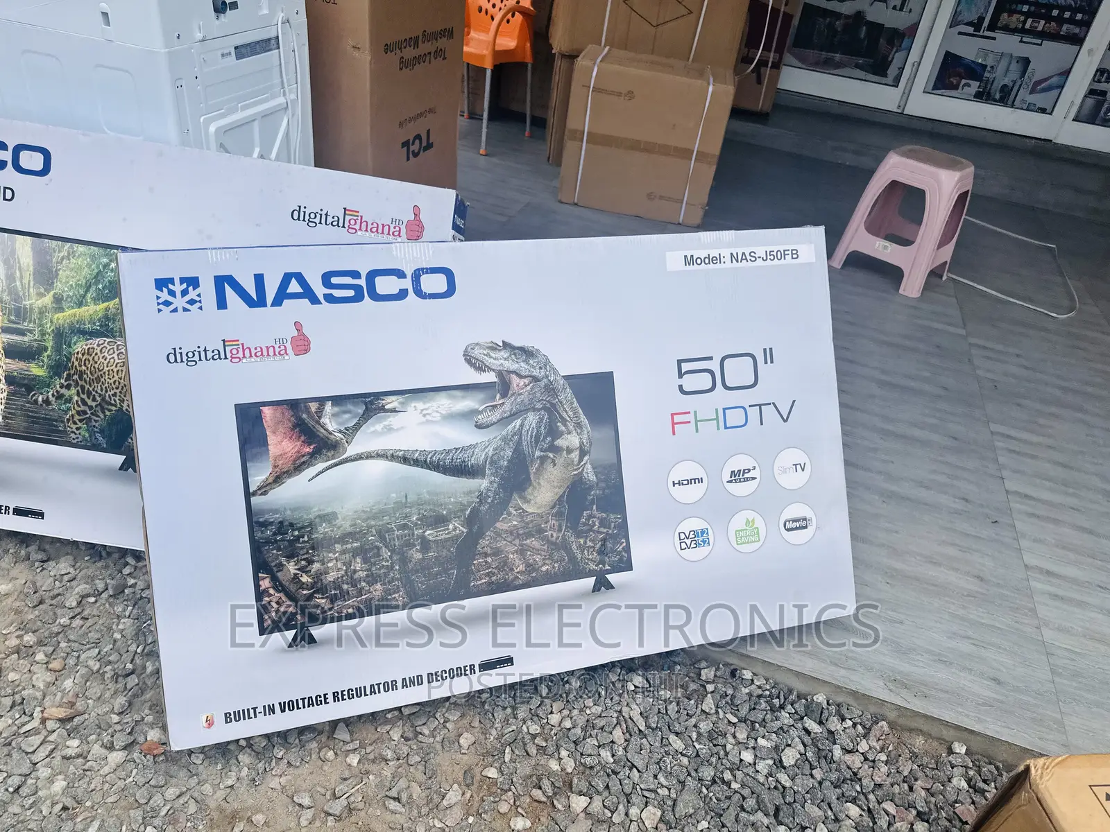 Nasco 50”Text Us for Tv FHD Satellite 