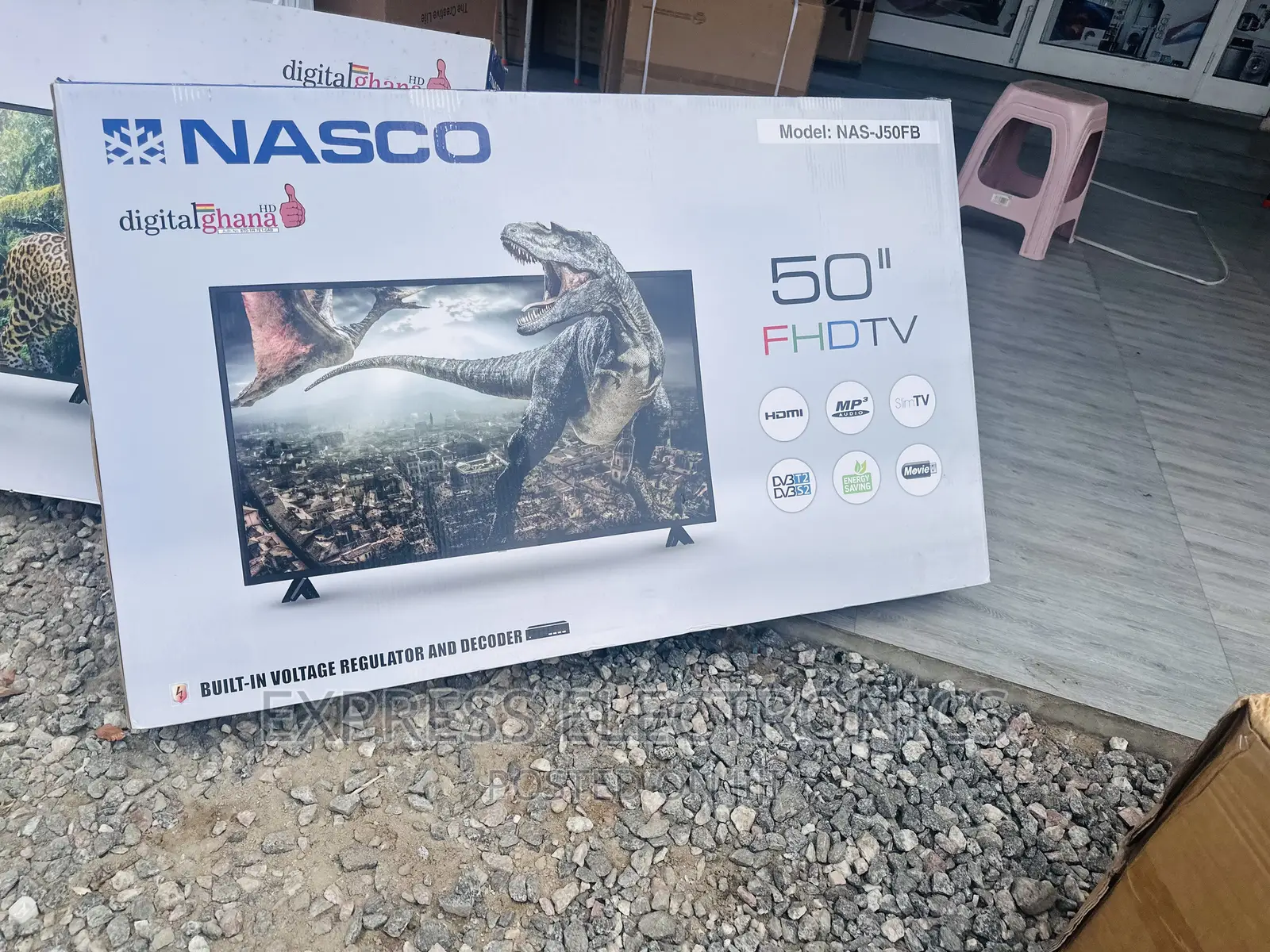 Very Cool  Price Nasco 50”FHD Satellite Digital Tv 