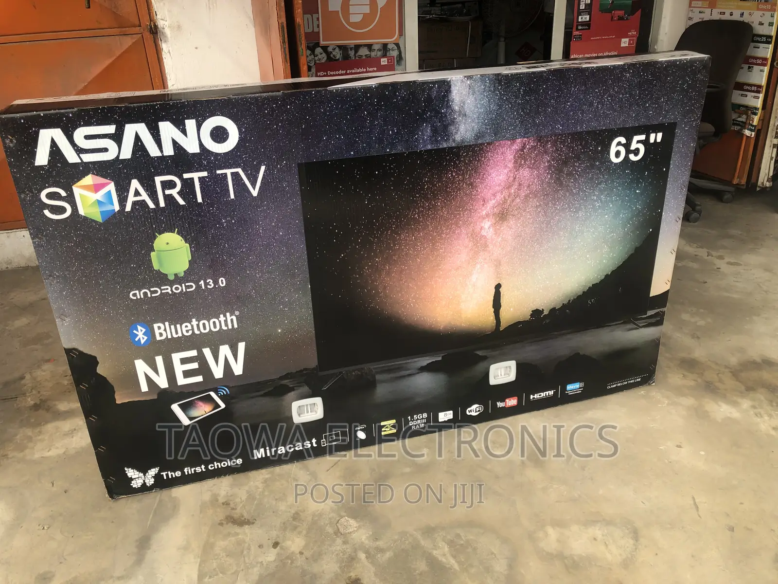Android 65inch Asano Smart Tv