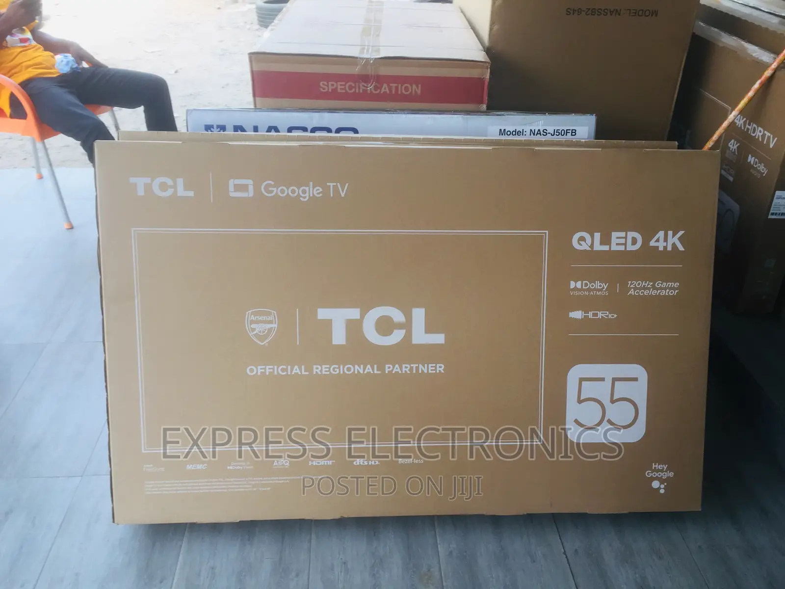 Neatly Sealed in Box TCL 55”C645 QLED UHD Smart
