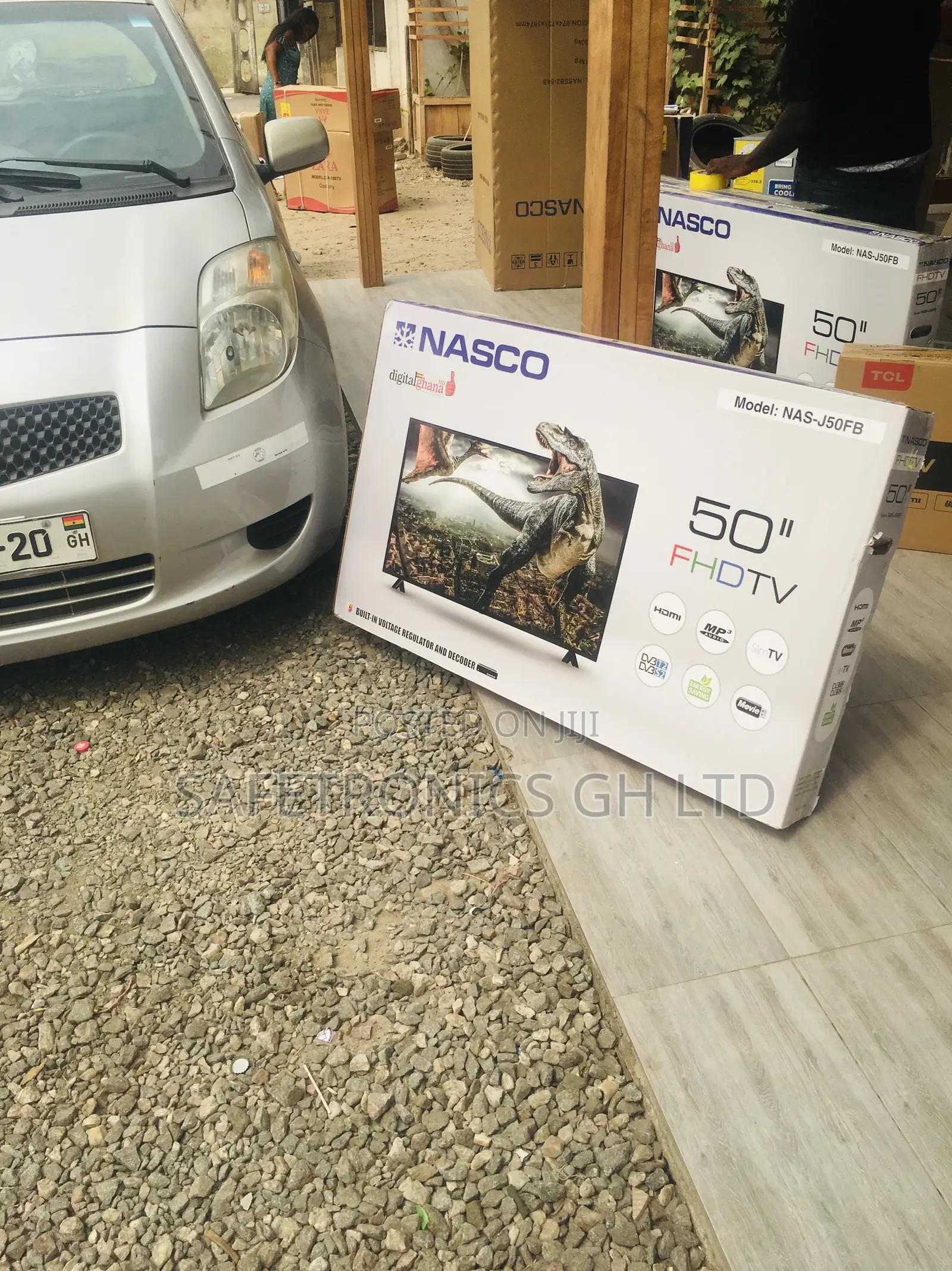 Digital Nasco 50 Inches Glossy Full HD LED Black Electric Tv