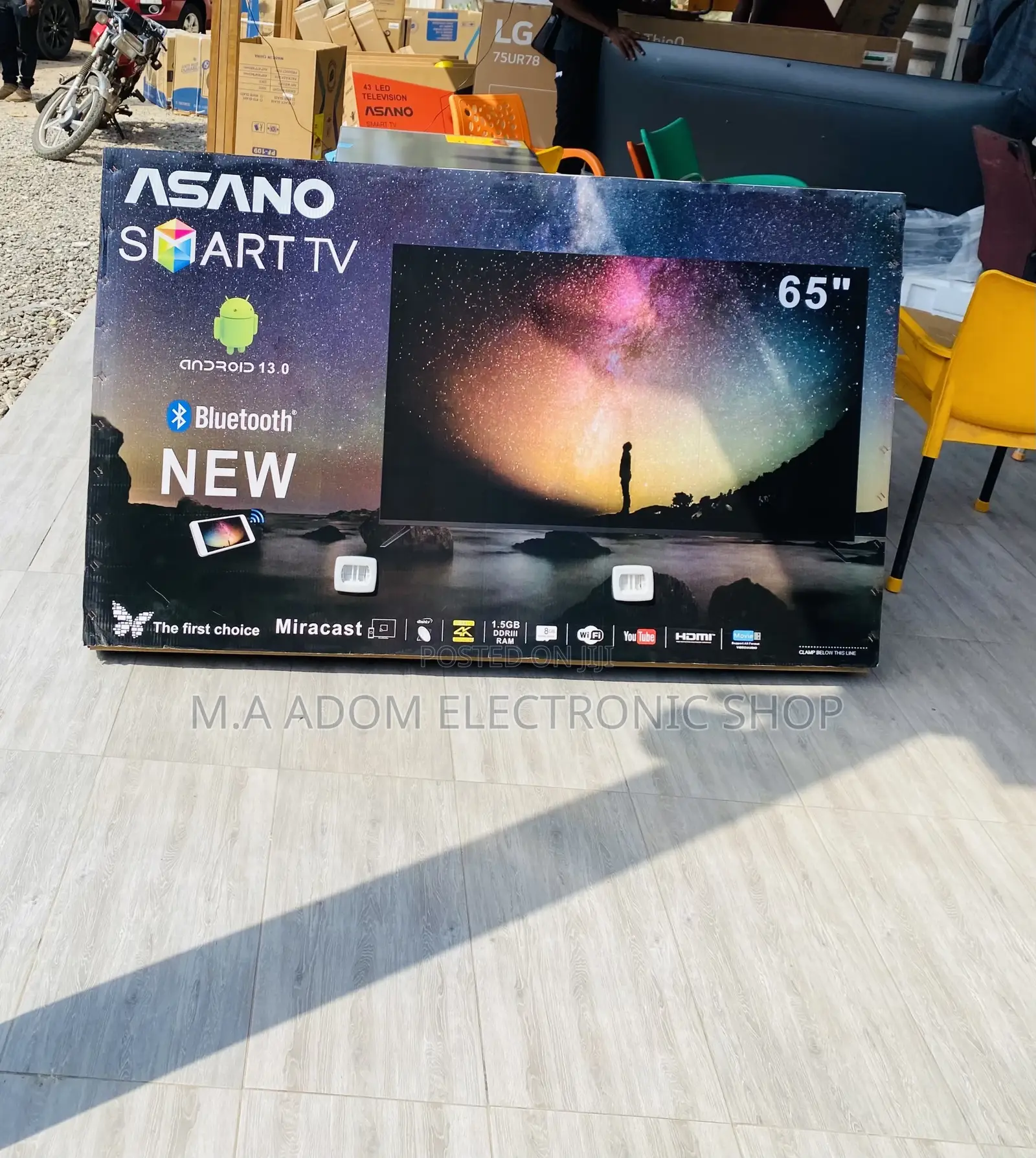 Well Design Asano 65 Inch Smart Bluetooth Led Tv 