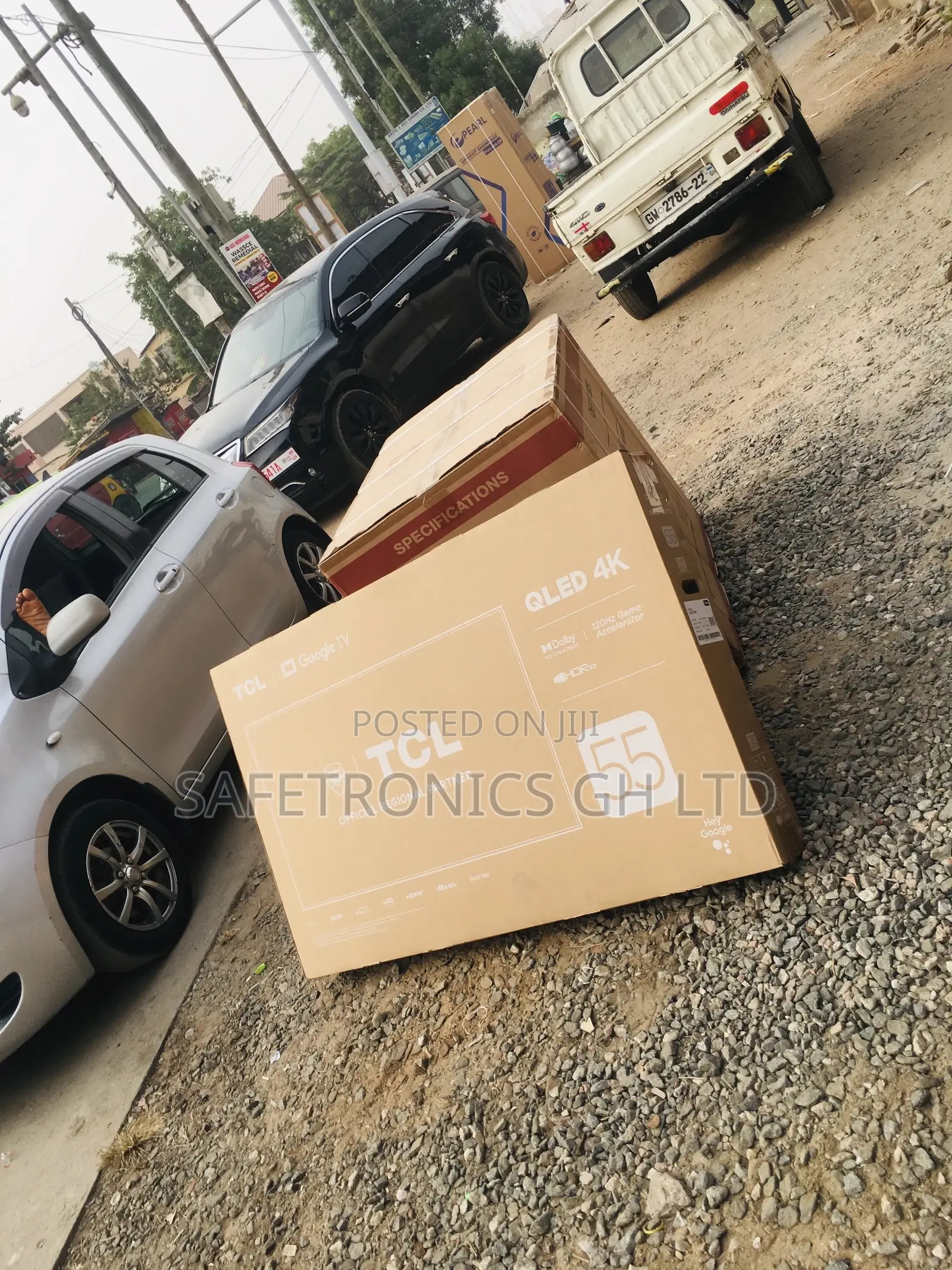 Smart Glossy Qled 55 Inches TCL C635 Electric Black Tv