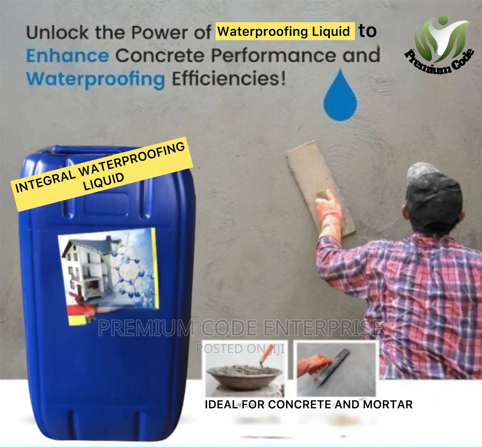 Waterproofing Liquid Anti-Salt Additive, 25 Liters