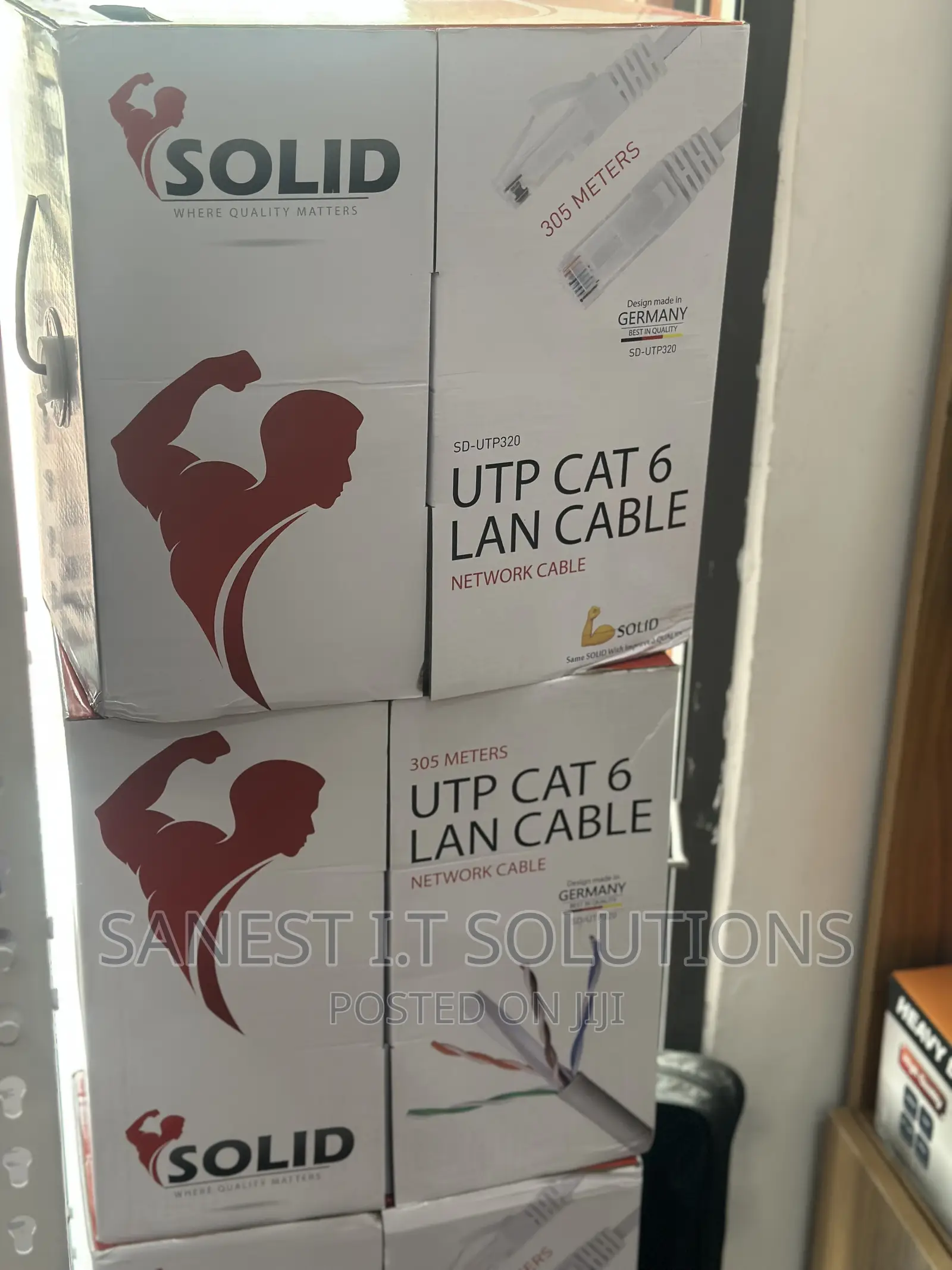 Cat6 Utp Indoor Cable 305m Solid