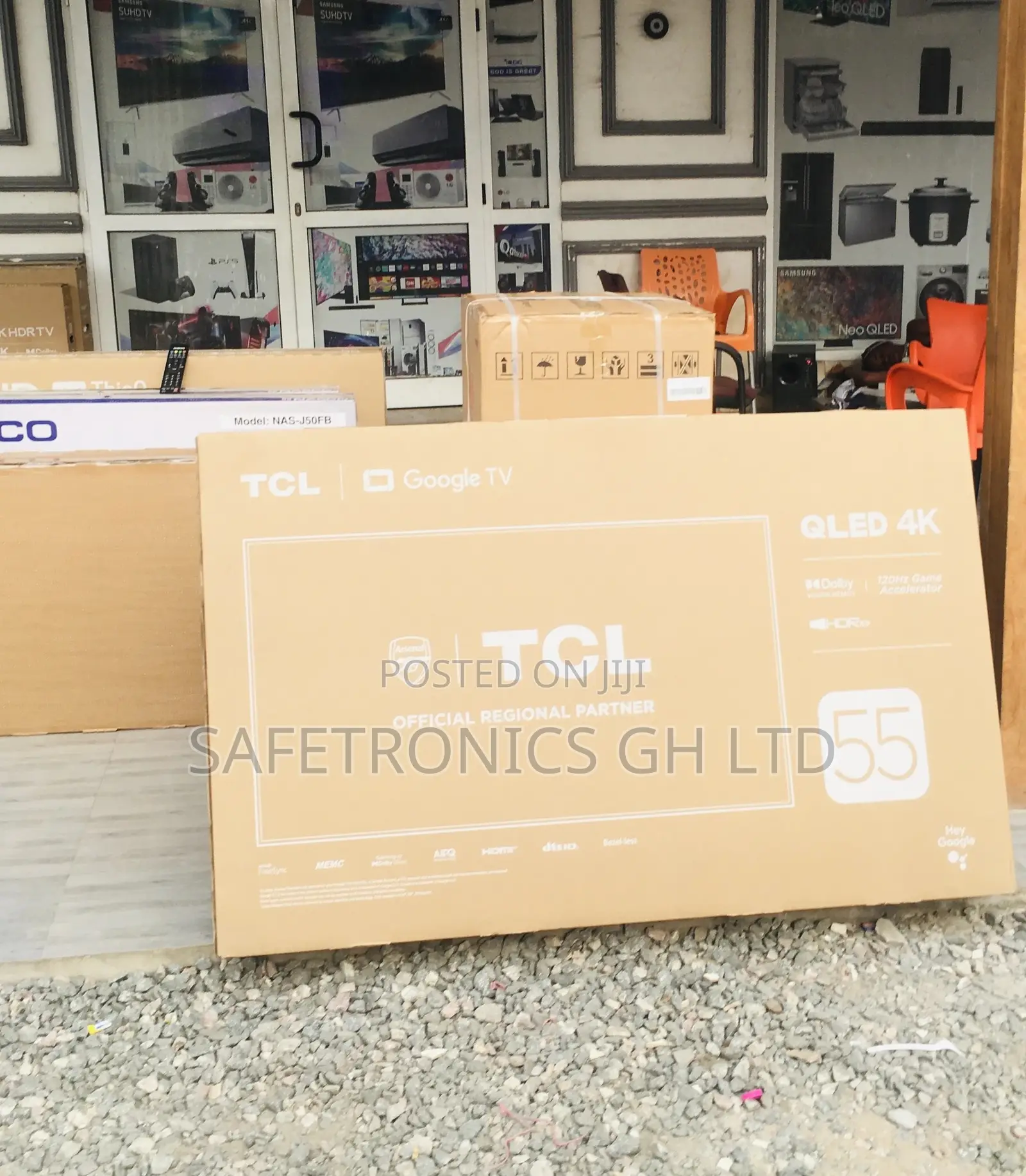HDR TCL 55 Electric Black Smart Qled Glossy C635 Tv
