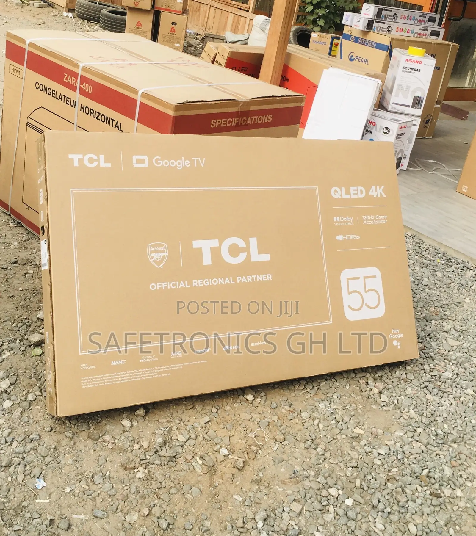 Glossy Smart C635 Electric Qled 55 Inches TCL HDR Black