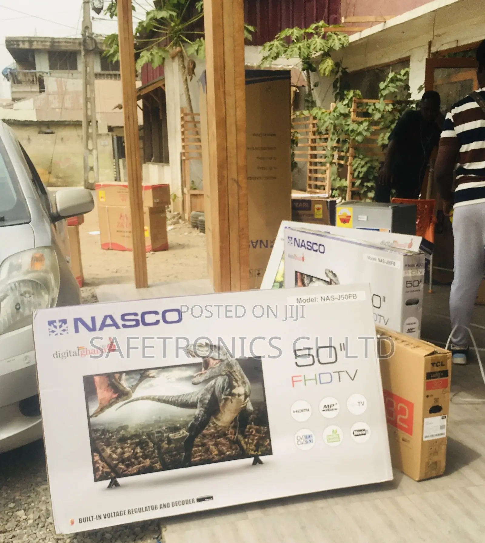 50 Inches Glossy LED Black Electric Nasco Digital Full HD Tv