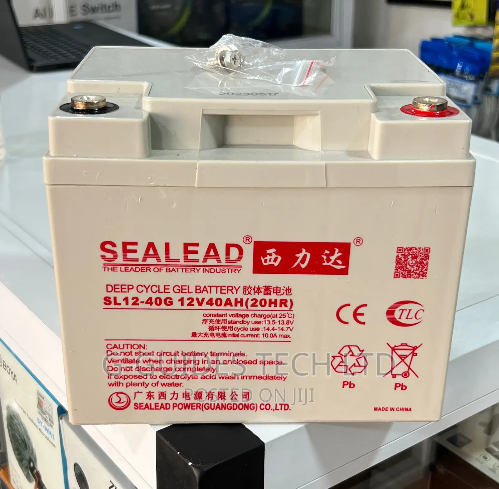 12V 40ah (10hr) Sealead UPS Battery, 12V 40ah Gel Battery