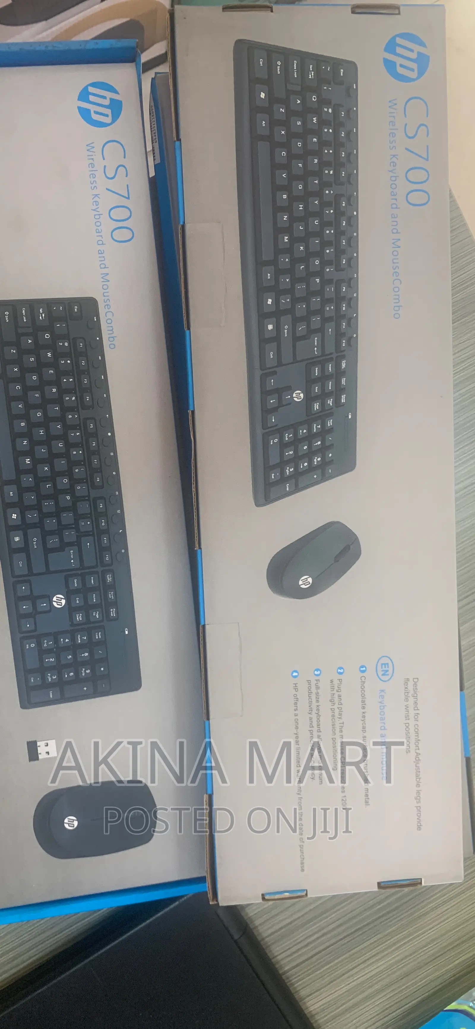 Hp Wireless Keyboard and Mouse Combo Cs700