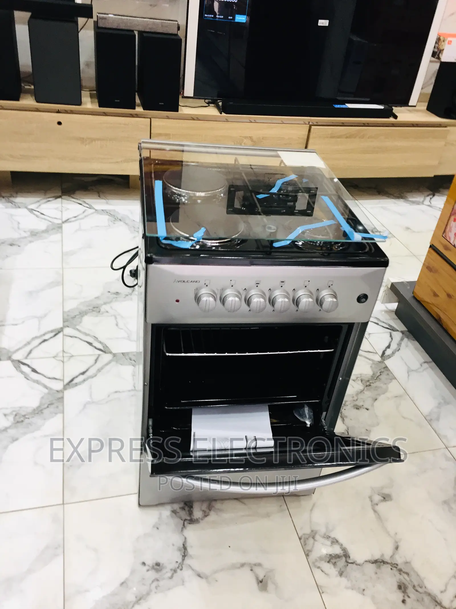 2-2 50/50 Gas Electric Cooker Oven Grill Volcano