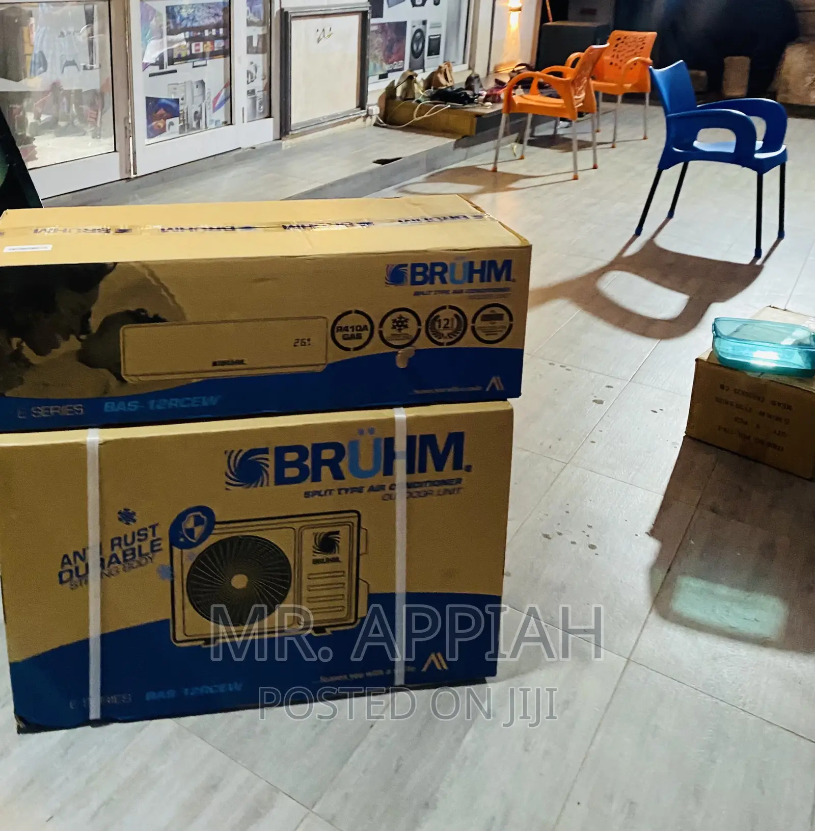 Get Authentic Bruhm 2.5hp Split Inverter Ac,White.