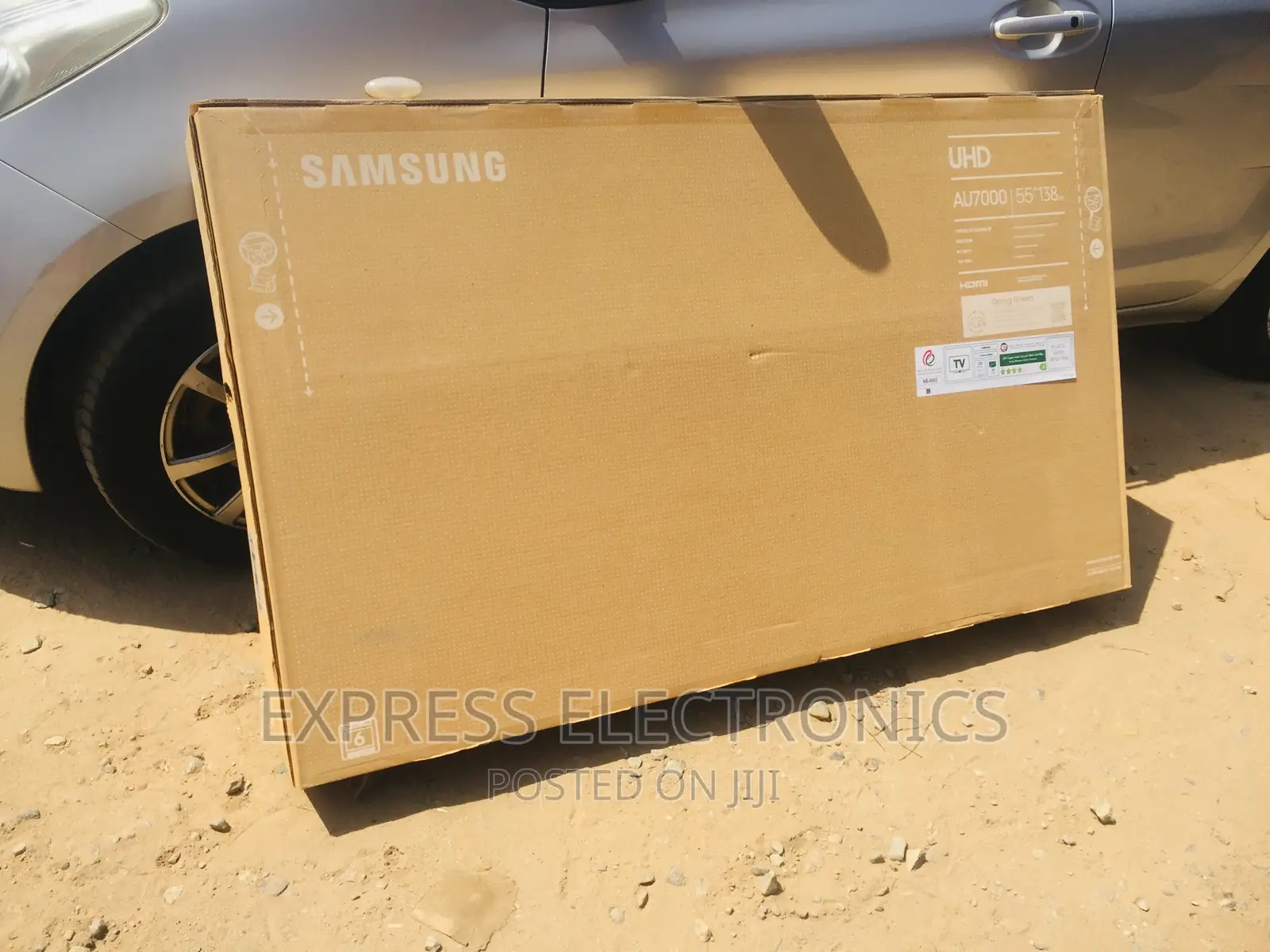 Crystal Sleek Slim UHD Smart Glossy Samsung 55”Au7000