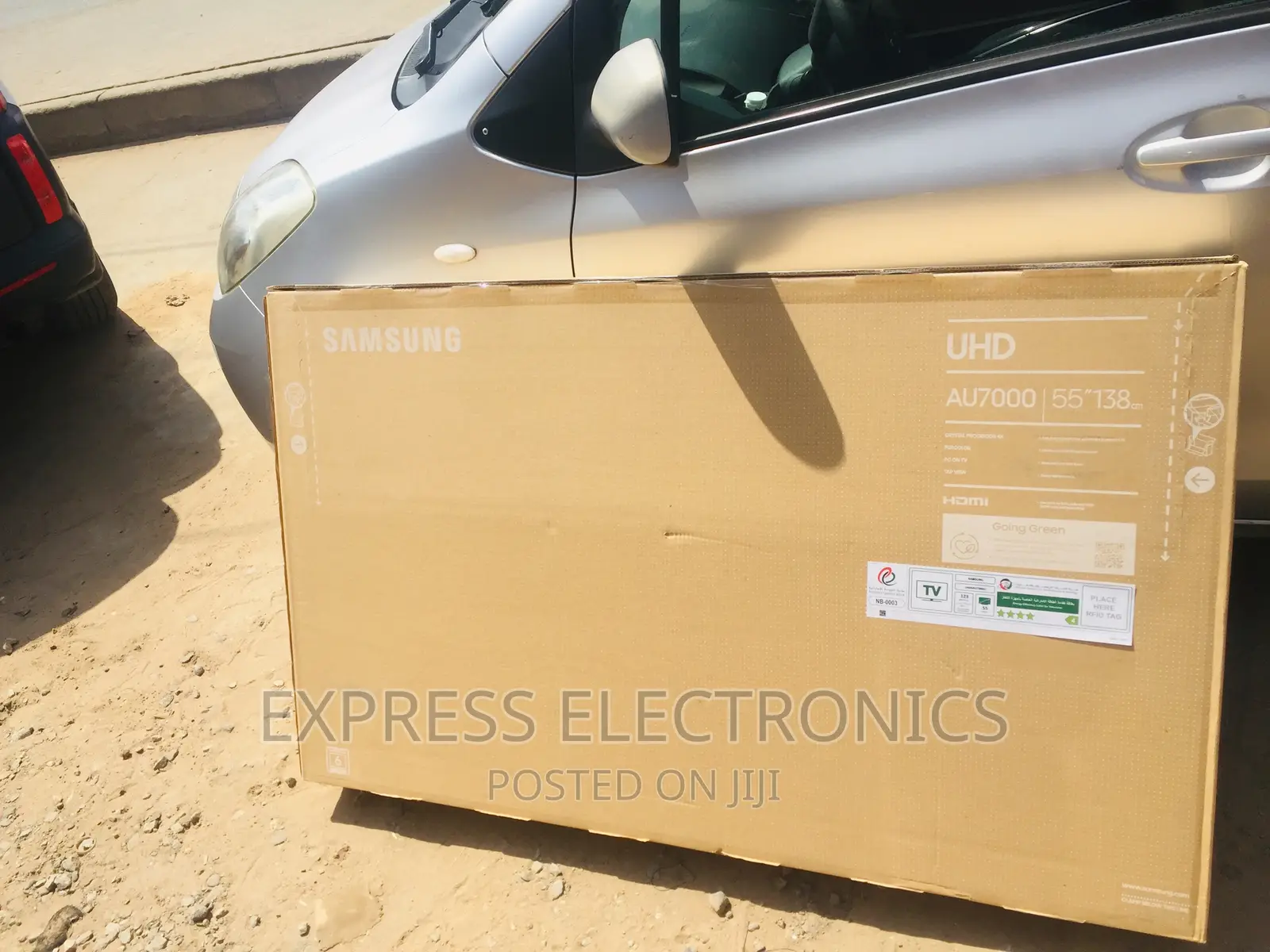 Crystal Sleek Slim UHD Smart Glossy Samsung 55”Au7000