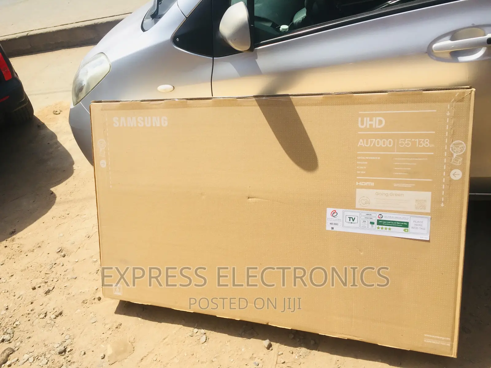 Crystal Sleek Slim UHD Smart Glossy Samsung 55”Au7000