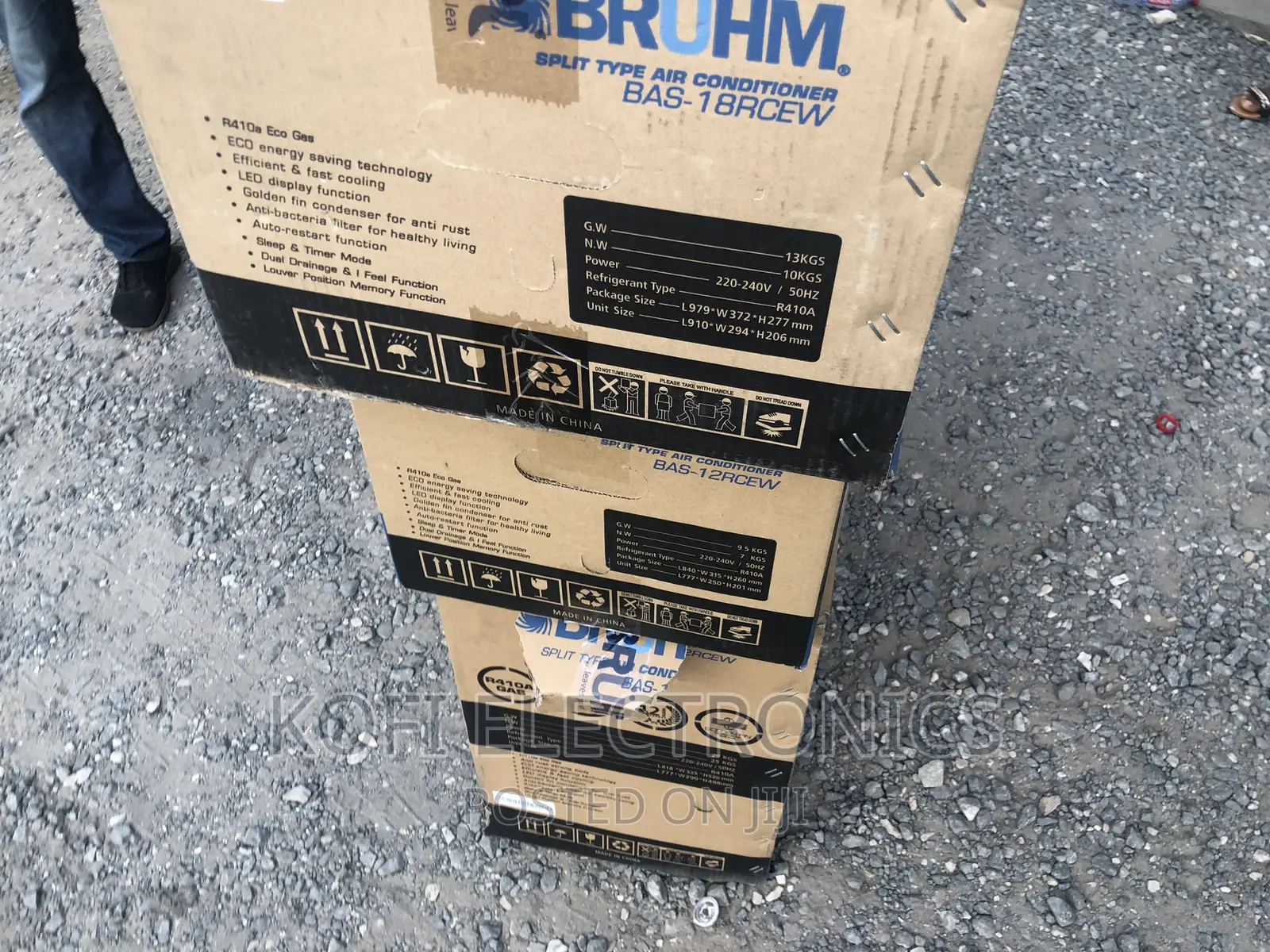 Cooling Larger Space-Bruhm 2.0HP Air Conditioner BAS-18RCEW