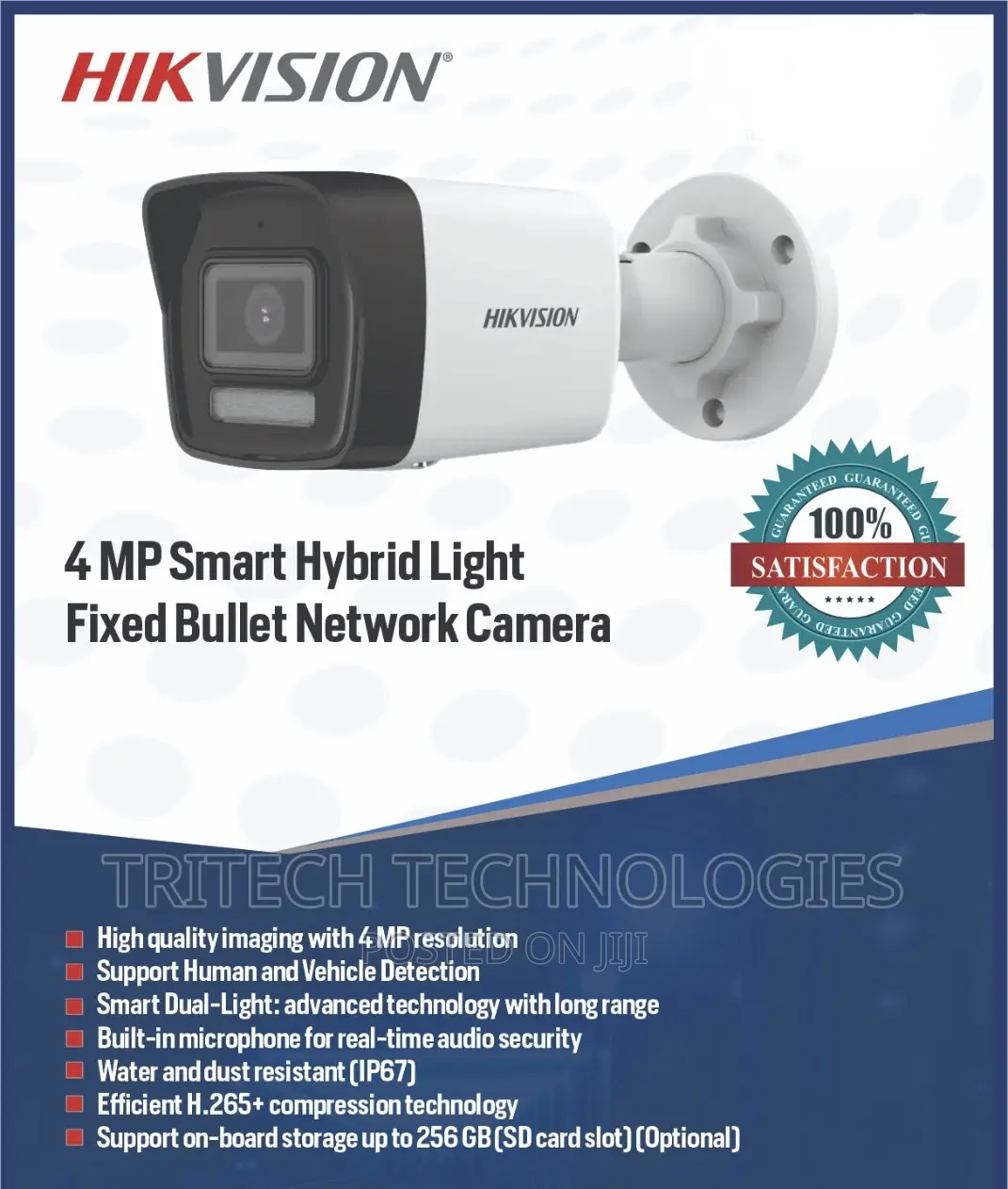 Hikvision 4mp Ds-2cd1023g2-Liu Color Vu Smart Light Ipcamera