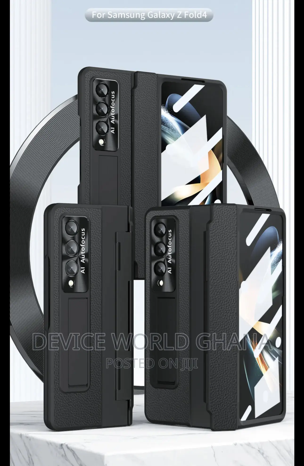 Coq Leather Hybrid Pro Case 4 Samsung Z Fold 7 Fold 6 Fold5 Fold4 3