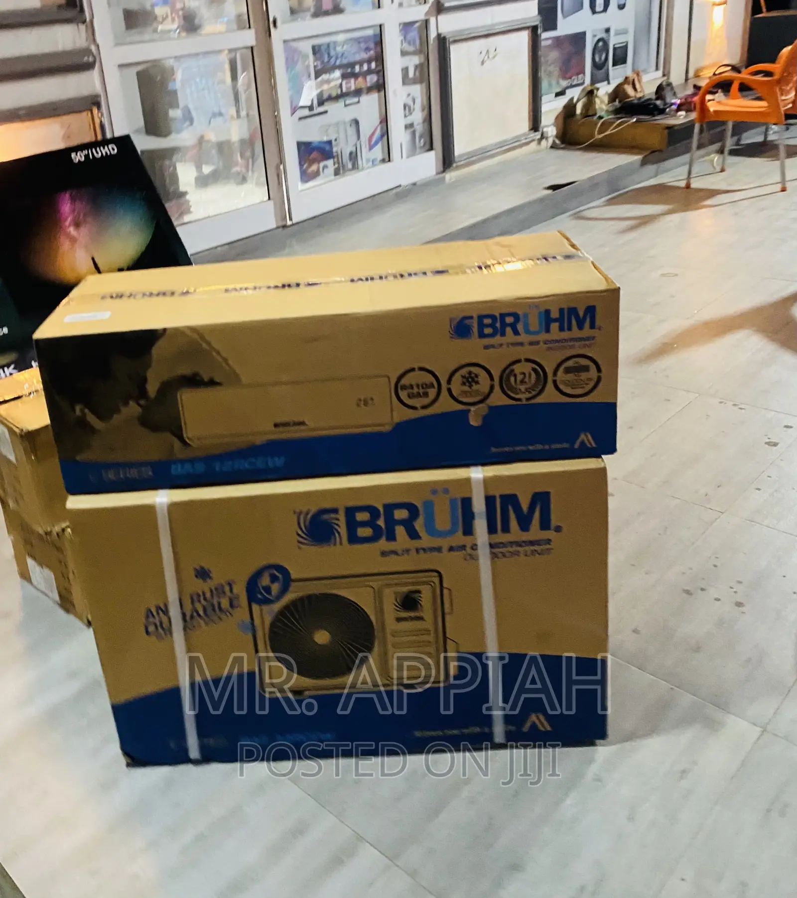 Energy Efficient Bruhm 2.5hp Split Type Air Conditioner.