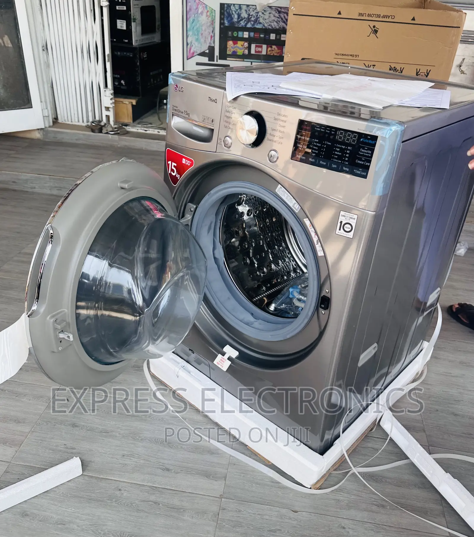 LG Washing Machine 15kg Frontload F0L9DGP2S 