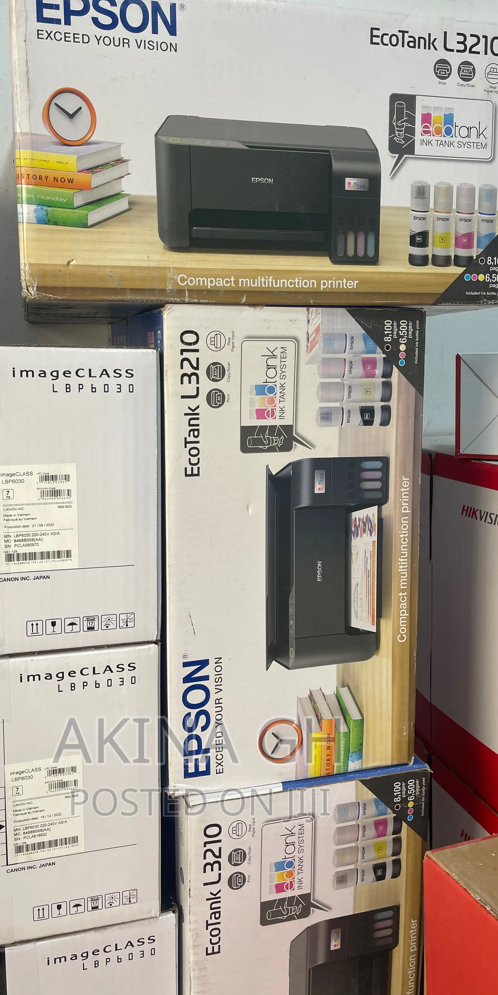 Epson Ecotank L3210 Printer