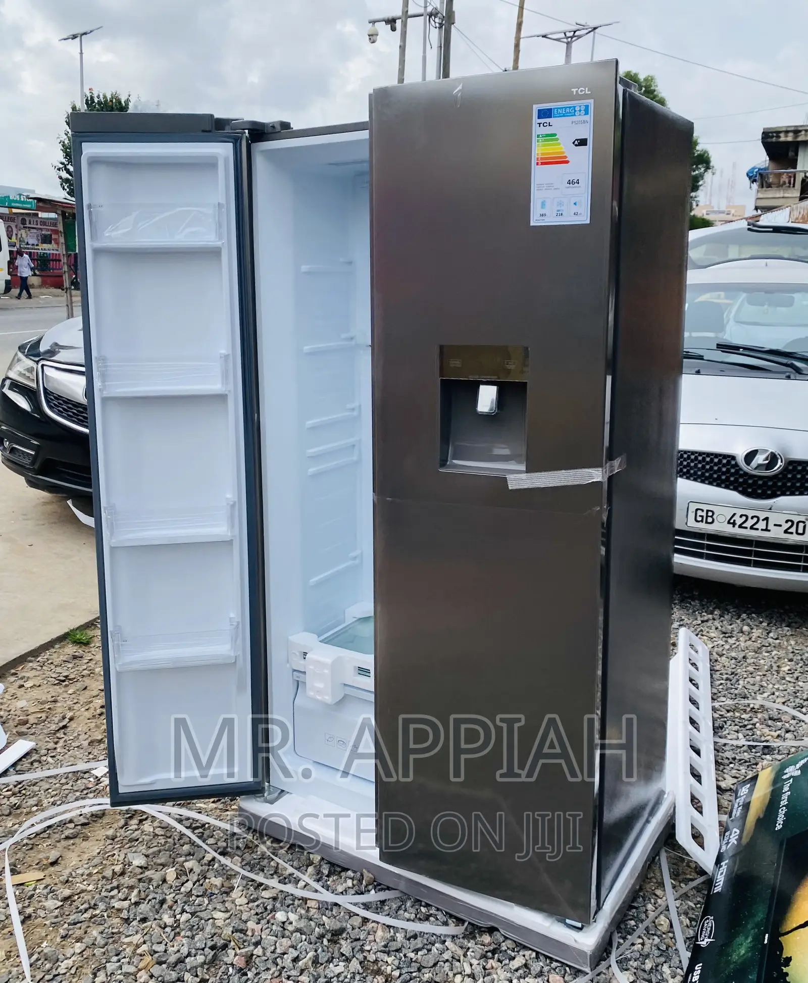 Get Affordable TCL-P520SBN Side by Side Fridge.