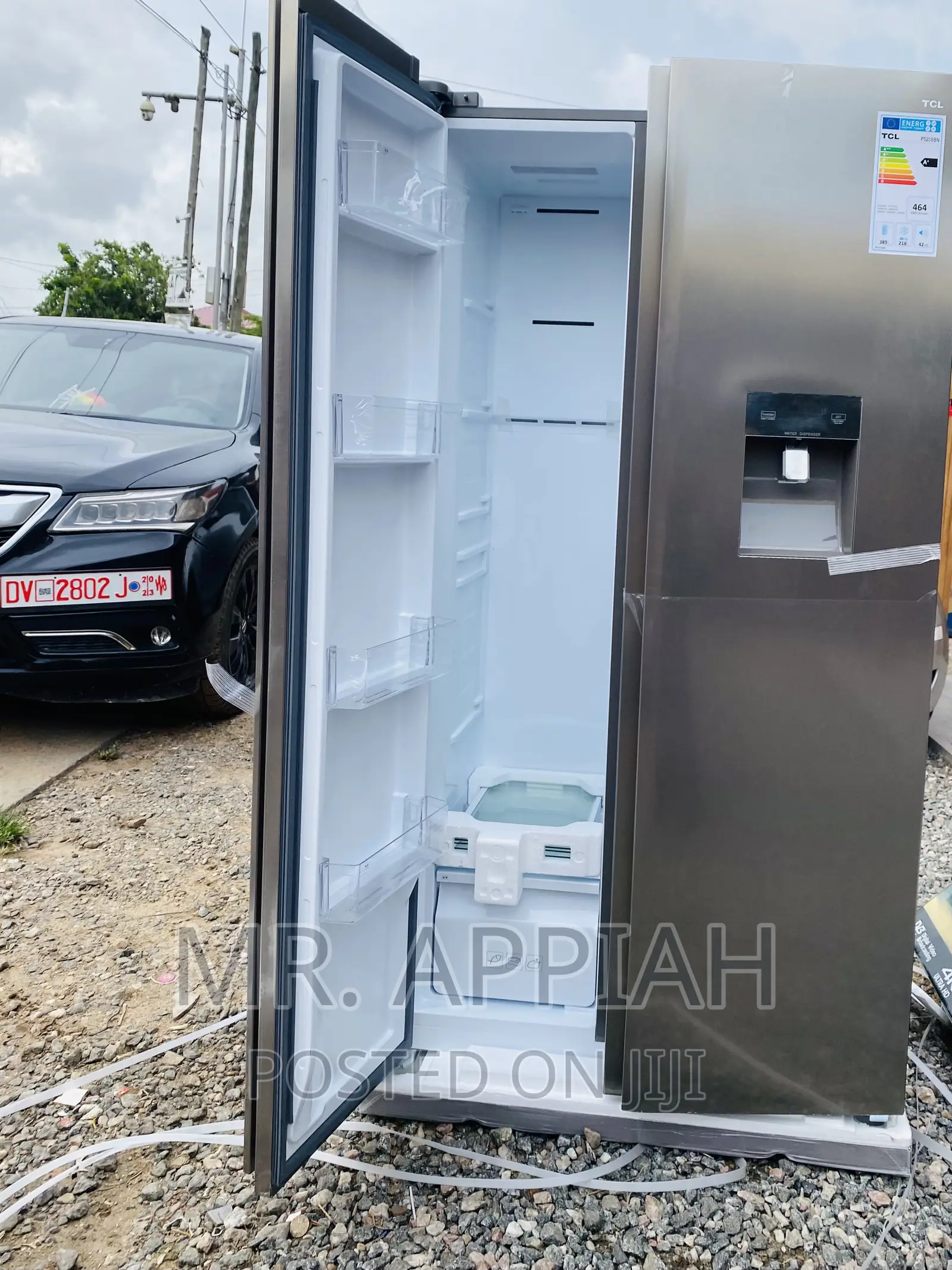 Get Adorable TCL-P520SBN Side by Side Refrigerator.